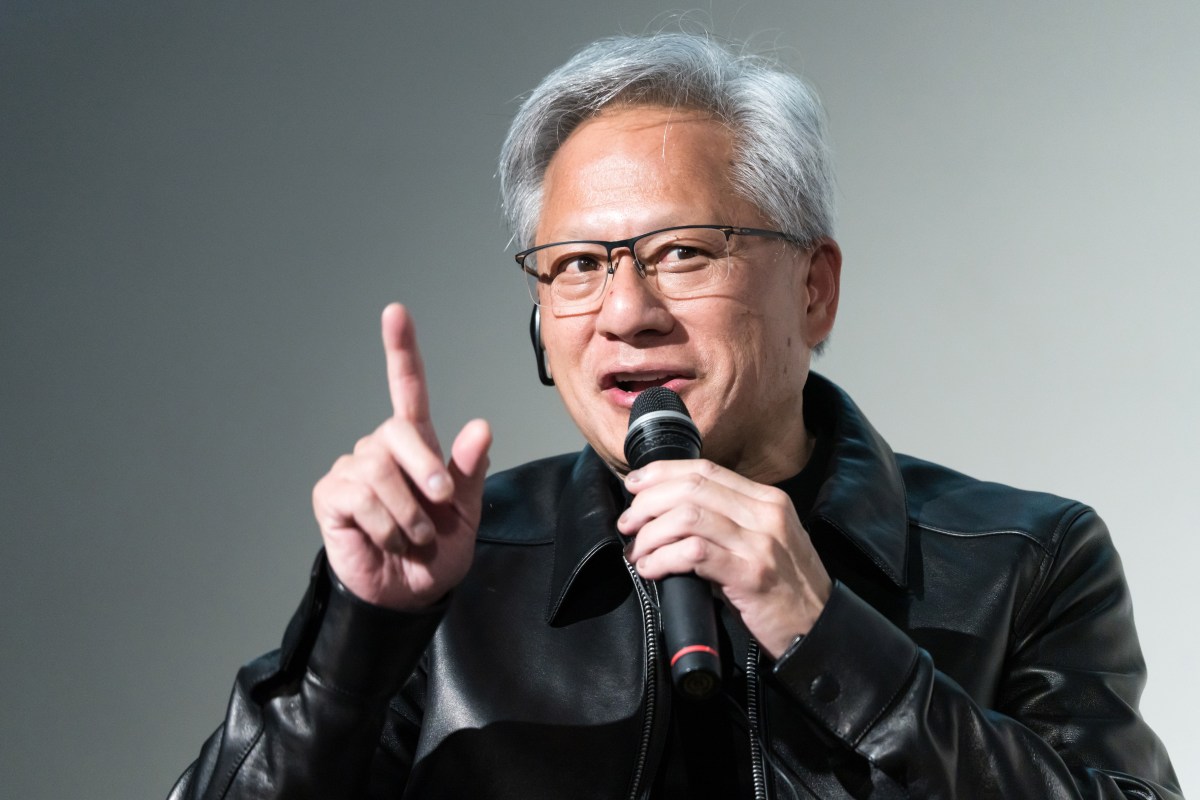 Jensen Huang took a call from Trump, and showed off something else, too